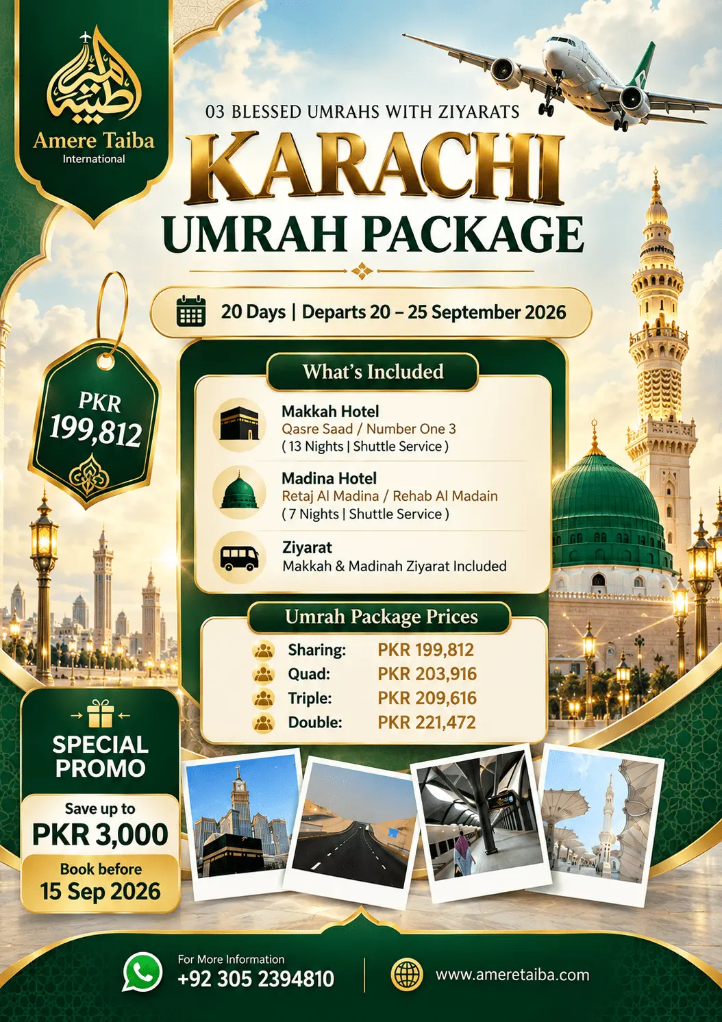 Karachi-Umrah Package
