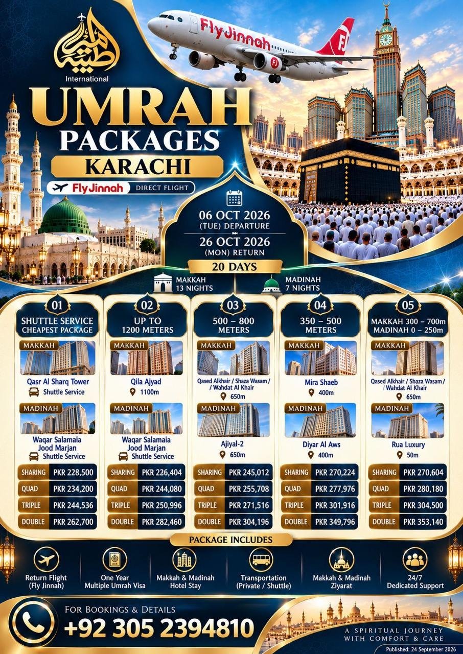 Karachi-Umrah Package 01