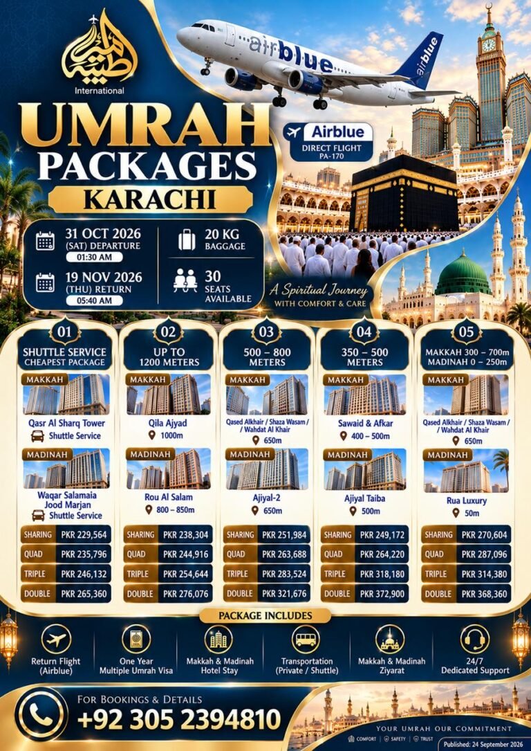 Karachi-Umrah Package 03