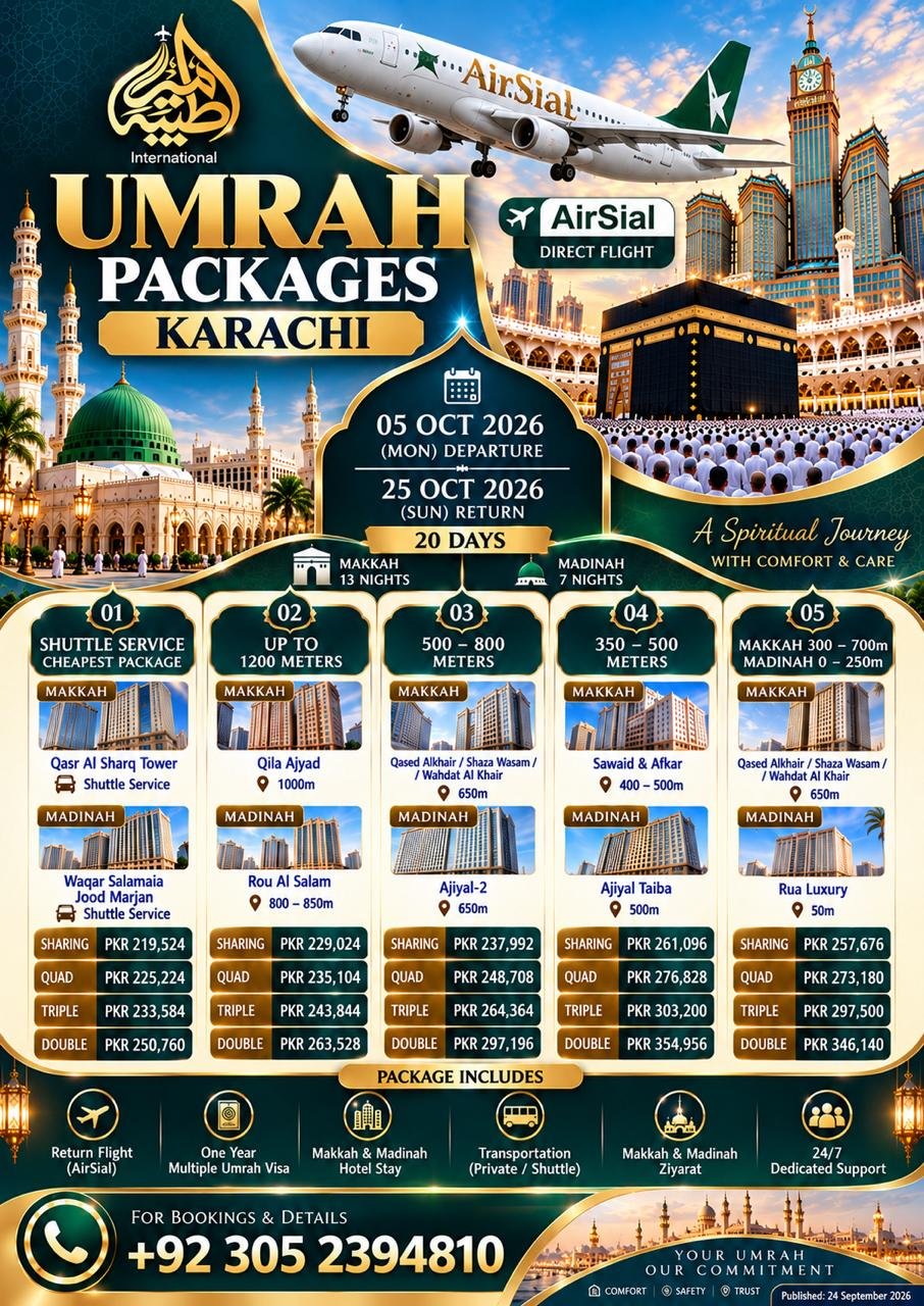 Karachi-Umrah Package 02